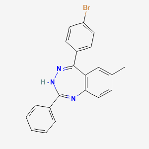 5-(4-bromophenyl)-7-methyl-2-phenyl-3H-1,3,4-benzotriazepine