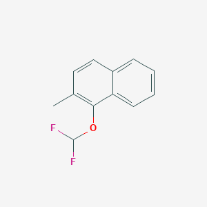 molecular formula C12H10F2O B11895143 1-(Difluoromethoxy)-2-methylnaphthalene 