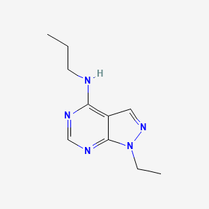 1-Ethyl-N-propyl-1H-pyrazolo[3,4-d]pyrimidin-4-amine