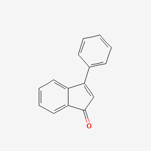 molecular formula C15H10O B11895166 3-Phenylinden-1-one 