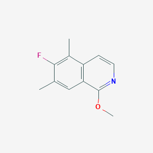 6-Fluoro-1-methoxy-5,7-dimethylisoquinoline