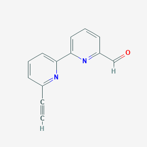 6'-Ethynyl-[2,2'-bipyridine]-6-carbaldehyde