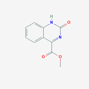 molecular formula C10H8N2O3 B11895225 Methyl 2-oxo-1,2-dihydroquinazoline-4-carboxylate 