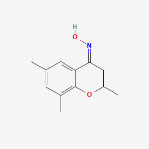 (NZ)-N-(2,6,8-trimethyl-2,3-dihydrochromen-4-ylidene)hydroxylamine