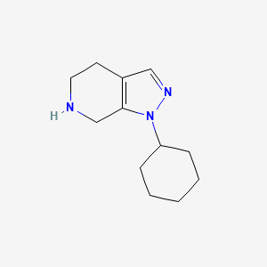 1-Cyclohexyl-4,5,6,7-tetrahydro-1H-pyrazolo[3,4-c]pyridine