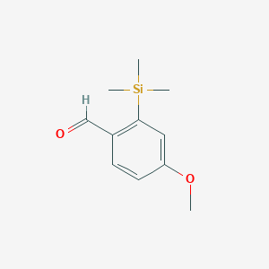 Benzaldehyde, 4-methoxy-2-(trimethylsilyl)-