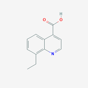 molecular formula C12H11NO2 B11895388 8-Ethylquinoline-4-carboxylic acid 