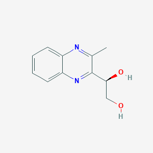 (1R)-1-(3-Methylquinoxalin-2-yl)ethane-1,2-diol