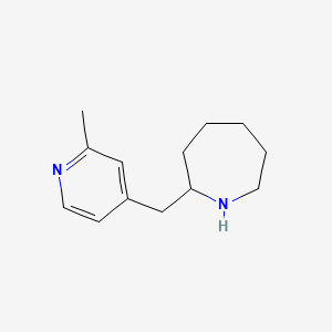 molecular formula C13H20N2 B11895450 2-[(2-Methylpyridin-4-yl)methyl]azepane CAS No. 527674-27-7