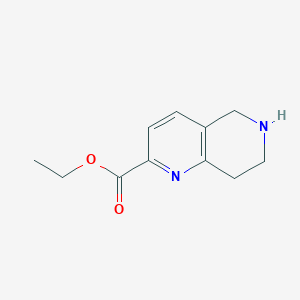 Ethyl 5,6,7,8-tetrahydro-1,6-naphthyridine-2-carboxylate