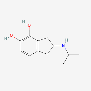 2-(Isopropylamino)-2,3-dihydro-1H-indene-4,5-diol