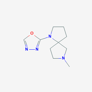 1,7-Diazaspiro[4.4]nonane, 7-methyl-1-(1,3,4-oxadiazol-2-yl)-