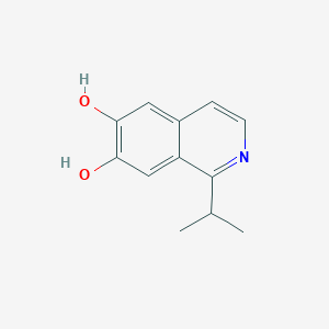 molecular formula C12H13NO2 B11895541 1-Isopropylisoquinoline-6,7-diol 