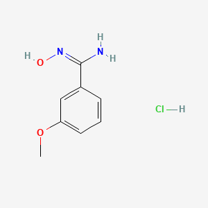 N'-hydroxy-3-methoxybenzenecarboximidamide;hydrochloride