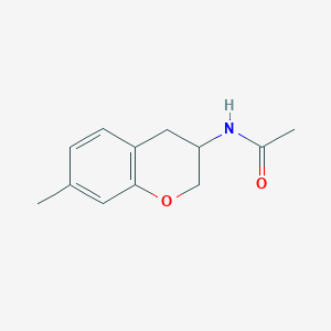 Acetamide, N-(3,4-dihydro-7-methyl-2H-1-benzopyran-3-yl)-