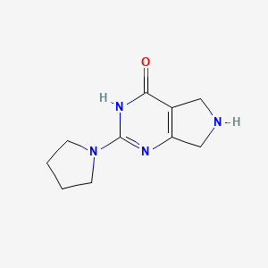 2-(Pyrrolidin-1-yl)-6,7-dihydro-3H-pyrrolo[3,4-d]pyrimidin-4(5H)-one