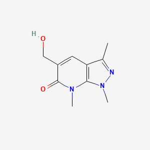 5-(Hydroxymethyl)-1,3,7-trimethyl-1H-pyrazolo[3,4-b]pyridin-6(7H)-one