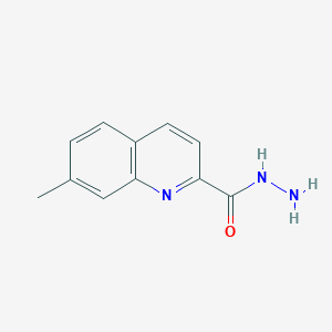 molecular formula C11H11N3O B11895878 7-Methylquinoline-2-carbohydrazide CAS No. 78224-52-9