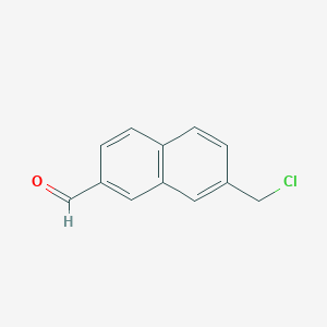 2-(Chloromethyl)naphthalene-7-carboxaldehyde