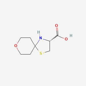 (3R)-8-Oxa-1-thia-4-azaspiro[4.5]decane-3-carboxylic acid