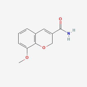 2H-1-Benzopyran-3-carboxamide, 8-methoxy-