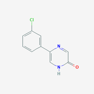 5-(3-Chlorophenyl)pyrazin-2(1H)-one