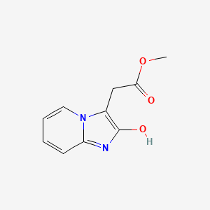 molecular formula C10H10N2O3 B11895930 Methyl (2-hydroxyimidazo[1,2-a]pyridin-3-yl)acetate CAS No. 95600-32-1