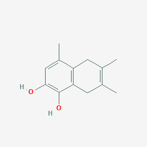 4,6,7-Trimethyl-5,8-dihydronaphthalene-1,2-diol