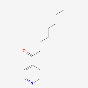 molecular formula C13H19NO B11895958 1-(Pyridin-4-yl)octan-1-one CAS No. 32921-22-5