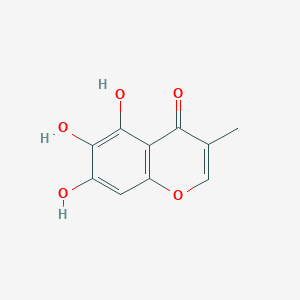 molecular formula C10H8O5 B11895964 5,6,7-Trihydroxy-3-methyl-4H-chromen-4-one 