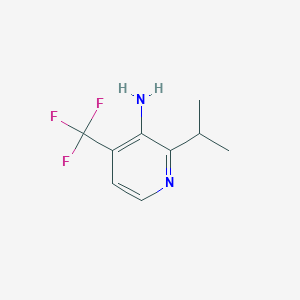 2-Isopropyl-4-(trifluoromethyl)pyridin-3-amine