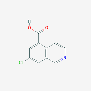 molecular formula C10H6ClNO2 B11896028 7-Chloroisoquinoline-5-carboxylic acid 