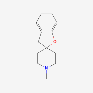 molecular formula C13H17NO B11896029 1'-Methyl-3H-spiro[benzofuran-2,4'-piperidine] CAS No. 71917-95-8