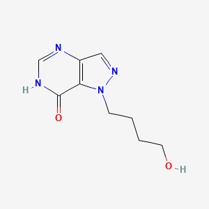 1-(4-Hydroxybutyl)-1H-pyrazolo[4,3-d]pyrimidin-7(6H)-one