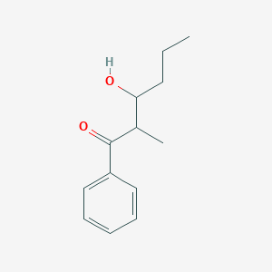 molecular formula C13H18O2 B11896055 3-Hydroxy-2-methyl-1-phenylhexan-1-one CAS No. 81733-92-8