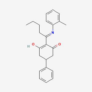 5-Phenyl-2-[1-(2-toluidino)pentylidene]-1,3-cyclohexanedione