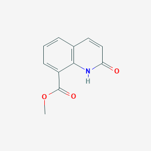 molecular formula C11H9NO3 B11896112 Methyl 2-oxo-1,2-dihydroquinoline-8-carboxylate CAS No. 88371-30-6