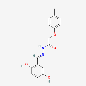 N'-(2,5-dihydroxybenzylidene)-2-(4-methylphenoxy)acetohydrazide