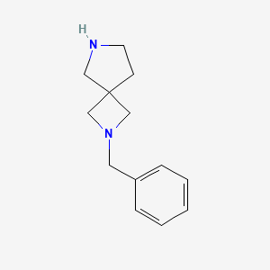 molecular formula C13H18N2 B11896178 2-Benzyl-2,6-diazaspiro[3.4]octane CAS No. 1194375-87-5