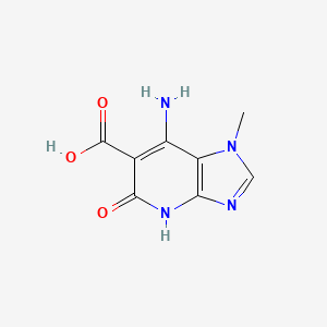 7-Amino-1-methyl-5-oxo-4,5-dihydro-1H-imidazo[4,5-b]pyridine-6-carboxylic acid