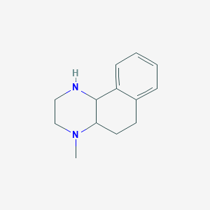 4-Methyl-1,2,3,4,4a,5,6,10b-octahydrobenzo[f]quinoxaline