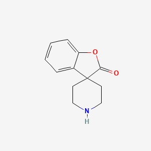 molecular formula C12H13NO2 B11896320 2H-Spiro[benzofuran-3,4'-piperidin]-2-one 