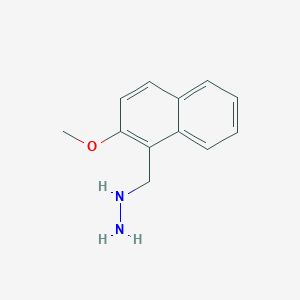 ((2-Methoxynaphthalen-1-yl)methyl)hydrazine