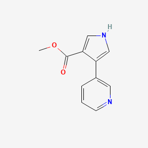 Methyl 4-(pyridin-3-yl)-1H-pyrrole-3-carboxylate