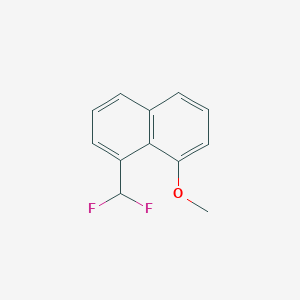 molecular formula C12H10F2O B11896393 1-(Difluoromethyl)-8-methoxynaphthalene 