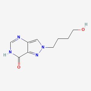 2-(4-Hydroxybutyl)-2H-pyrazolo[4,3-d]pyrimidin-7(6H)-one