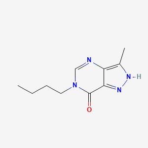 6-Butyl-3-methyl-1H-pyrazolo[4,3-d]pyrimidin-7(6H)-one