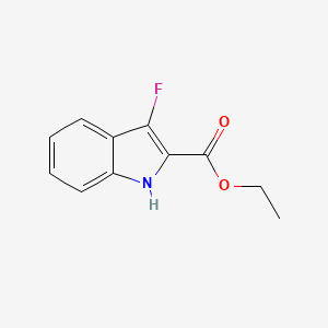 molecular formula C11H10FNO2 B11896452 Ethyl 3-Fluoroindole-2-carboxylate 