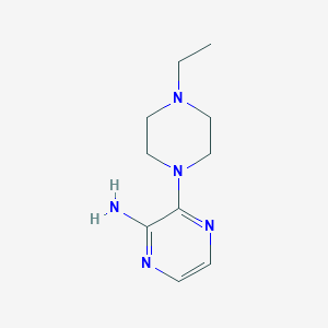 molecular formula C10H17N5 B11896465 3-(4-Ethylpiperazin-1-yl)pyrazin-2-amine 