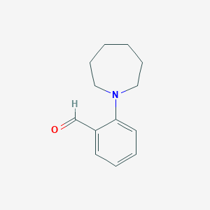 molecular formula C13H17NO B11896521 2-(Azepan-1-yl)benzaldehyde CAS No. 58028-75-4